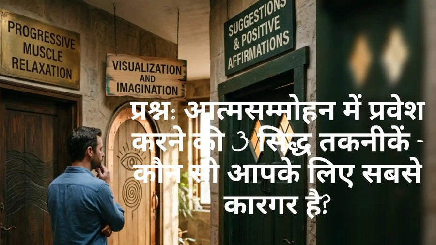 आत्मसम्मोहन में प्रवेश करने की 3 सिद्ध तकनीकें और ध्यान का अभ्यास