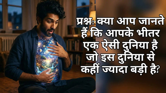 क्या आप जानते हैं कि आपके भीतर एक ऐसी दुनिया है जो इस दुनिया से कहीं ज्यादा बड़ी है?