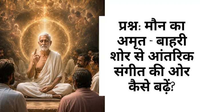 मौन का अमृत – बाहरी शोर से आंतरिक संगीत, ध्यान और नाम जप की साधना