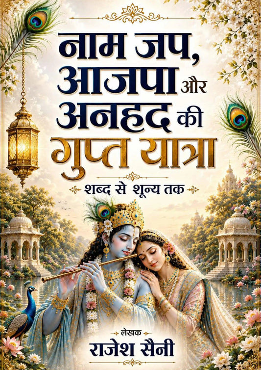 नाम जप, आजपा और अनहद की गुप्त यात्रा – शब्द से शून्य तक | राजेश सैनी हिन्दी eBook कवर